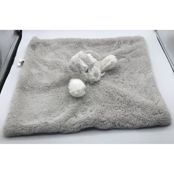 Blankets and Beyond White Puppy Security‎ Blanket Lovey Plush Baby Blankie - Picture 2 of 7